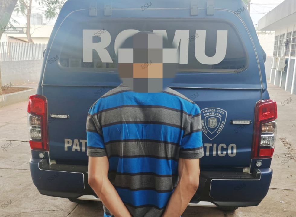 Homem é preso por violência doméstica contra adolescente de 17 anos, em Maringá