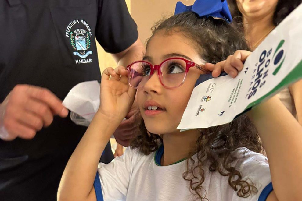 Distribuição de óculos será ampliada para alunos de escolas da região e de outros 275 municípios