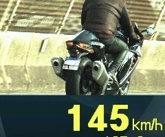 Paraná: Motociclista é flagrado a 237 km/h na BR-369, mais do que o dobro do limite de velocidade