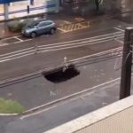 Cratera Gigante se Abre no Centro de Maringá e assusta