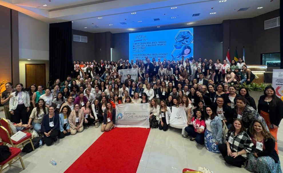 1º Congresso Binacional de Certificação de Qualidade em Bancos de Leite Humano fortalece cooperação entre Brasil e Paraguai