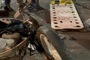 Avanço de preferencial causa acidente e deixa motociclista em estado grave