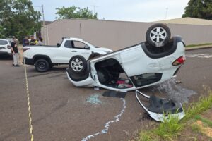 Capotamento no Jardim América em Maringá