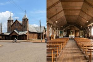Vídeo em IA propõe passeio pela antiga Catedral de Maringá e chama atenção pela fidelidade histórica