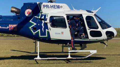 Garoto De 12 Anos Em Bicicleta E Arrastado Por Carro Em Iguatemi E Levado De Helicoptero Para Hospital