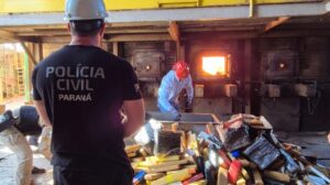 Polícia incinera mais de uma tonelada de drogas em Campo Mourão