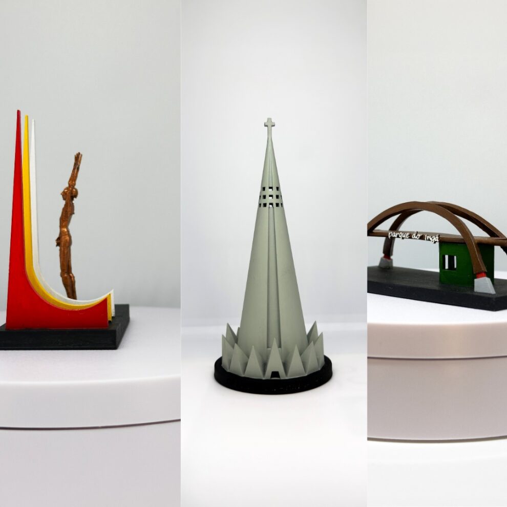 De lembranças afetivas a miniaturas em 3D: símbolos de Maring