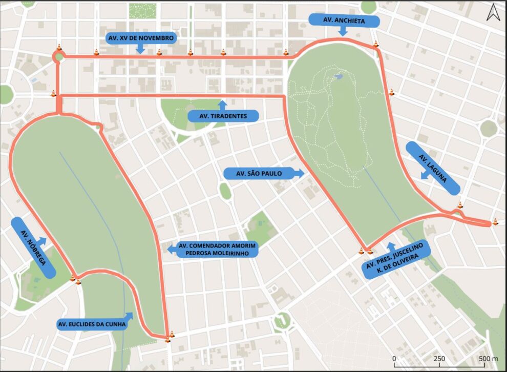 Prova Rústica Tiradentes terá interdições no trânsito