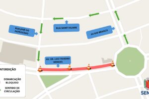 Trecho da Avenida Luiz Teixeira Mendes será interditado para recapeamento nesta terça-feira (12)