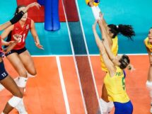 Brasil é superado pelos Estados Unidos por 3 a 0 no vôlei feminino