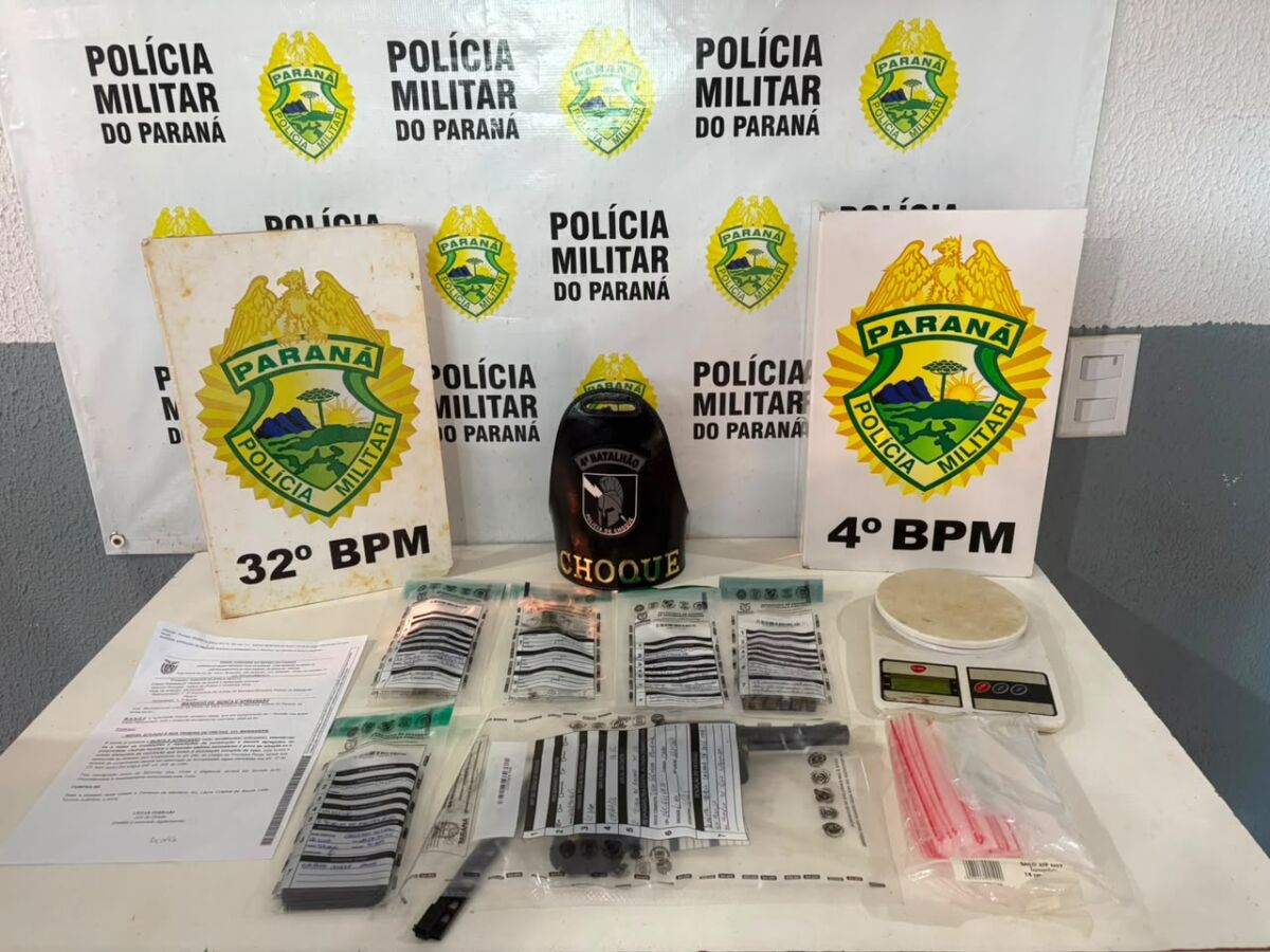 Operação contra o tráfico prende homem e desarticula estufa de maconha na região de Maringá