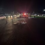 Pedestre morre após ser atropelado por caminhão na Avenida Cristóvão Colombo, em Marialva