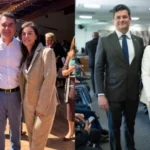 Vereadora de Maringá, Giselli Bianchini cumpre agenda com Flávio Bolsonaro e Sérgio Moro em Brasília